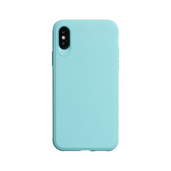 

Силиконовый чехол Logo Colour для Apple iPhone X / Xs (Бирюзовый)