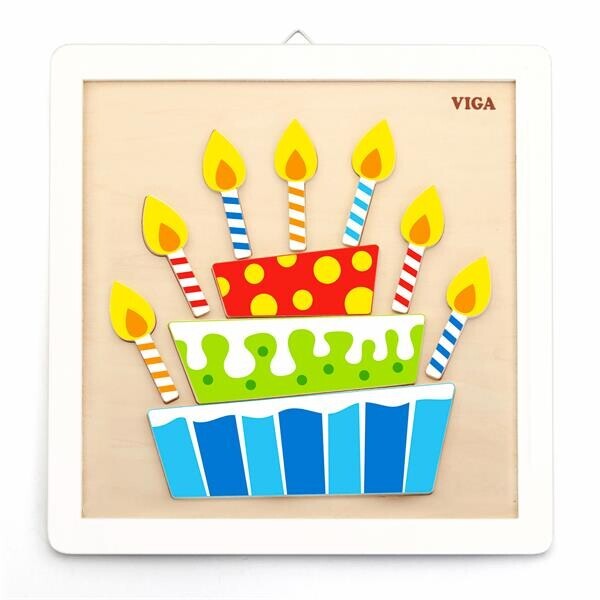 

Набор для творчества Viga Toys Картина собственноручно Торт (50684)