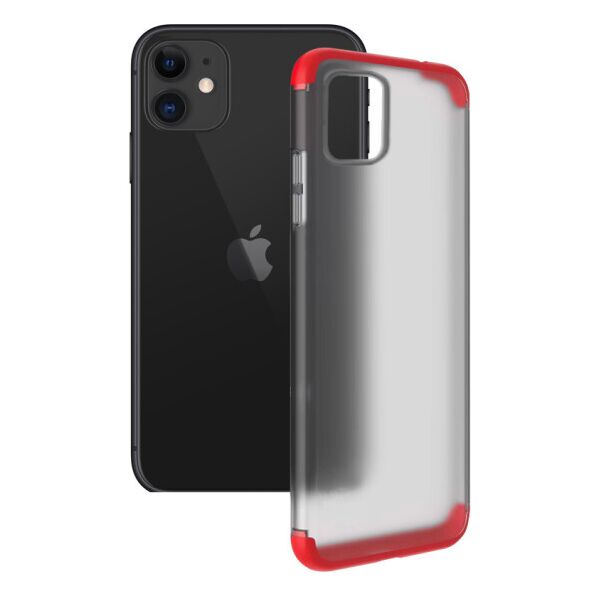 

Матовая PC накладка GKK LikGus 360 градусов для Apple iPhone 11 (6.1") (Красный)