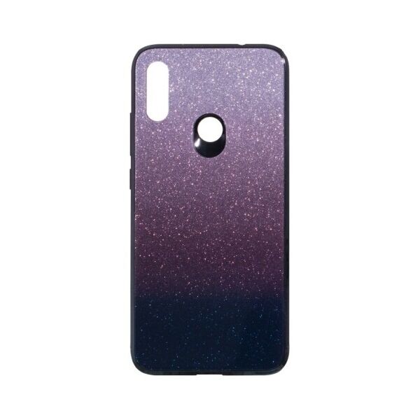 

Блестящий стекляный чехол TPU Ambre для Xiaomi Redmi Note 7 (Черный / Фиолетовый)