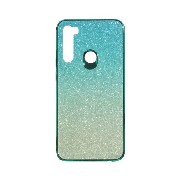 

Блестящий стекляный чехол TPU Ambre для Xiaomi Redmi Note 8 (Бирюзовый)