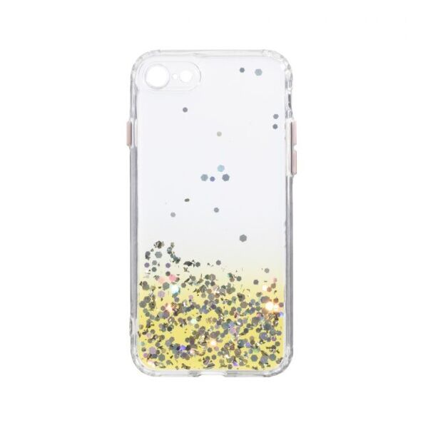 

Переливающийся чехол Frame с блестками для Apple iPhone 7 / 8 / SE 2020 (Желтый)