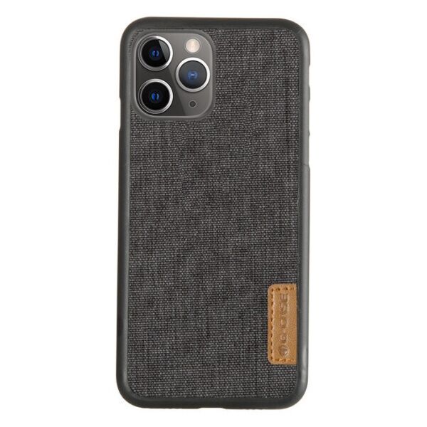 

Тканевый чехол-накладка G-Case Textiles Dark series для Apple iPhone 11 Pro Max (6.5") (Черный)