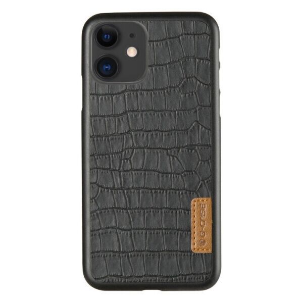 

Кожаная накладка G-Case Crocodile Dark series для Apple iPhone 11 (6.1") (Черный)