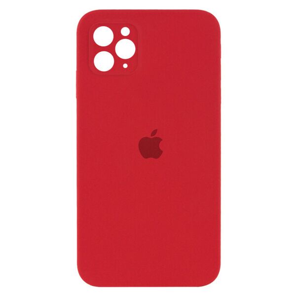 

Чехол Silicone Case Square Full Camera Protective (AA) для Apple iPhone 11 Pro Max (6.5") (Crimson)