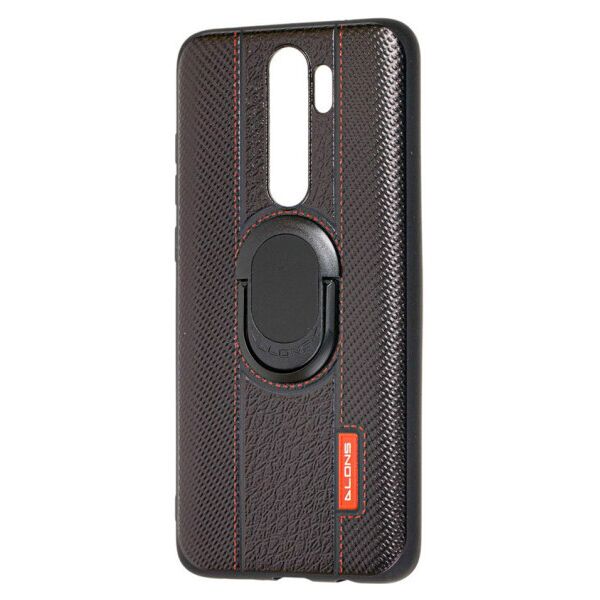 

TPU+PC чехол DLONS NY с держателем-подставкой для Xiaomi Redmi Note 8 Pro (Черный)
