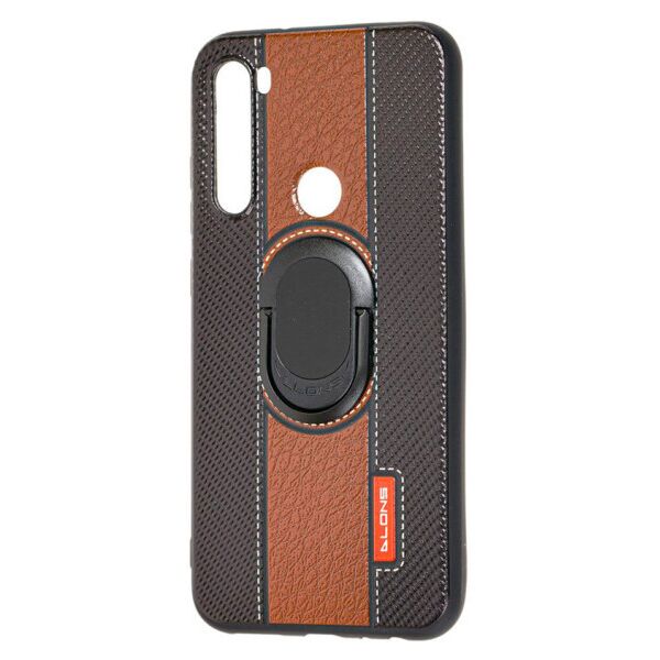 

TPU+PC чехол DLONS NY с держателем-подставкой для Xiaomi Redmi Note 8 (Коричневый)