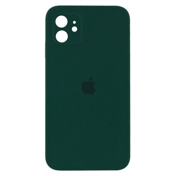 

Чехол Silicone Case Square Full Camera Protective (AA) для Apple iPhone 11 (6.1") (Темно-зеленый)