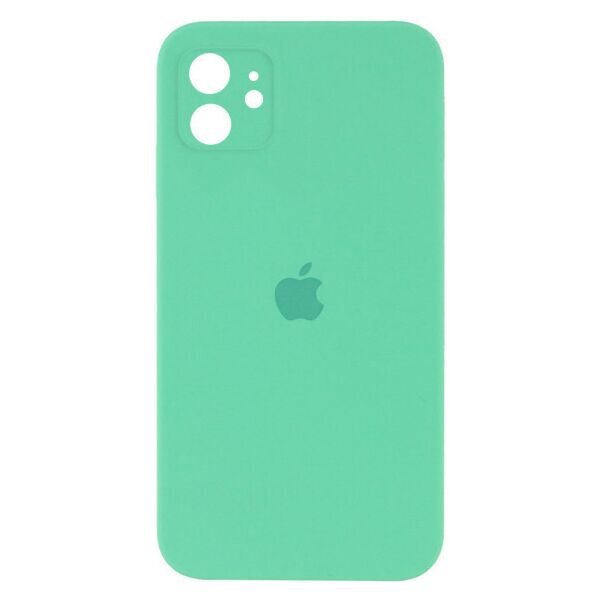 

Чехол Silicone Case Square Full Camera Protective (AA) для Apple iPhone 11 (6.1") (Aquamarine)