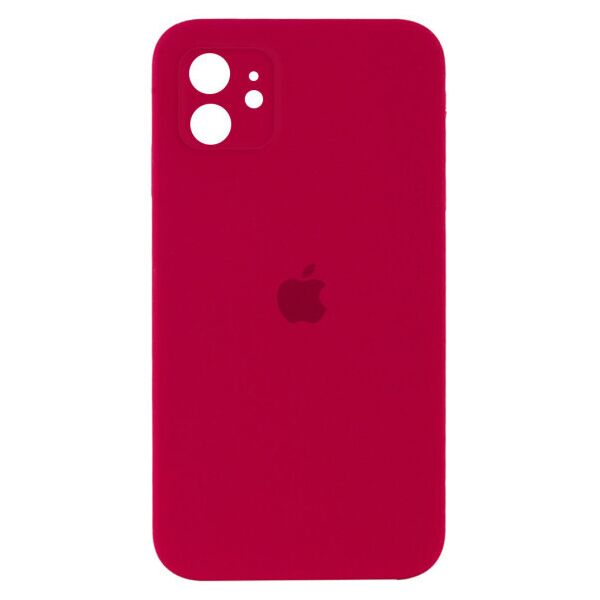 

Чехол Silicone Case Square Full Camera Protective (AA) для Apple iPhone 11 (6.1") (Огненный-кирпич)