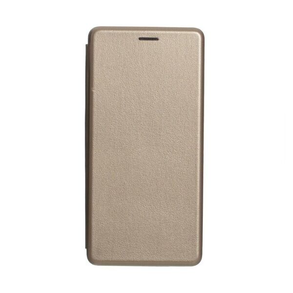 

Кожаный чехол-книжка для Samsung Galaxy J6 Plus 2018 (Золотой)