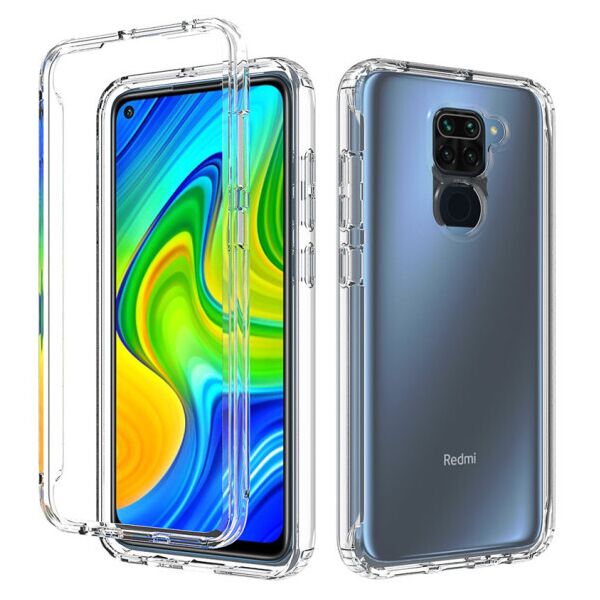 

TPU+PC Full Body с защитой 360 для Xiaomi Redmi Note 9 / Redmi 10X (Прозрачный)