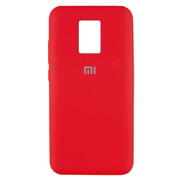 

Original Silicone Case c закрытым низом (AA) для Xiaomi Redmi Note 9s / Note 9 Pro / Note 9 Pro Max (Красный)