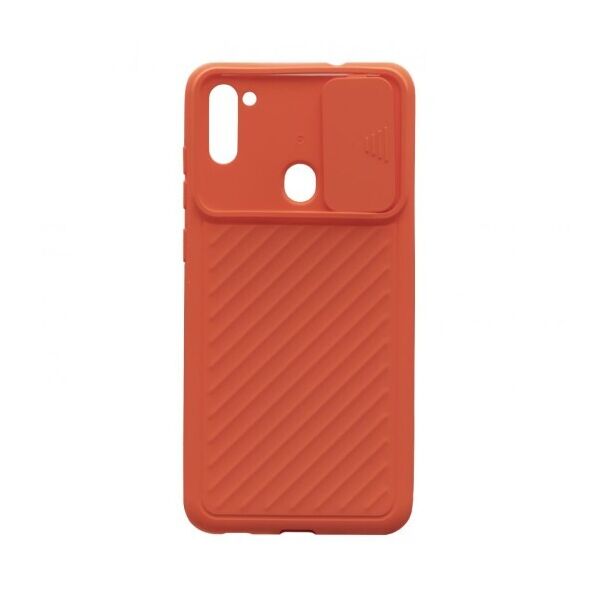 

Чехол Camshield TPU со шторкой защищающей камеру для Samsung Galaxy A11/M11 (Оранжевый)