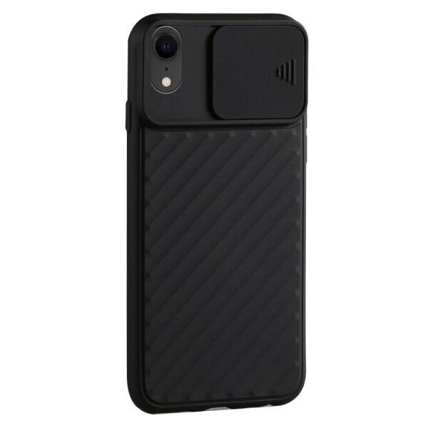 

Чехол Camshield TPU со шторкой защищающей камеру для Apple iPhone XR (6.1") (Черный)