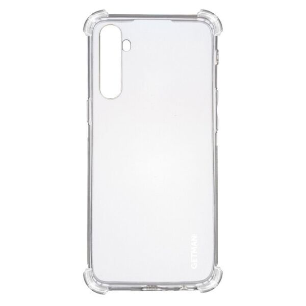 

TPU чехол GETMAN Ease logo усиленные углы для Realme 6 Pro (Прозрачный)