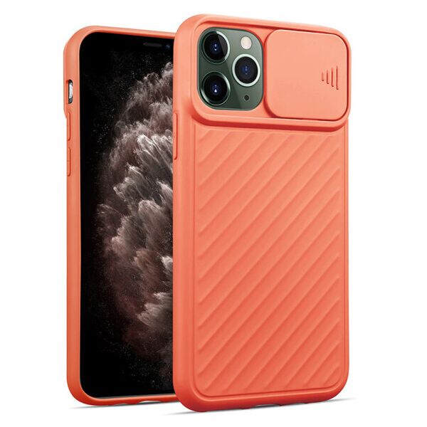 

Camshield TPU со шторкой защищающей камеру для Apple iPhone 11 Pro Max (6.5") (Coral)