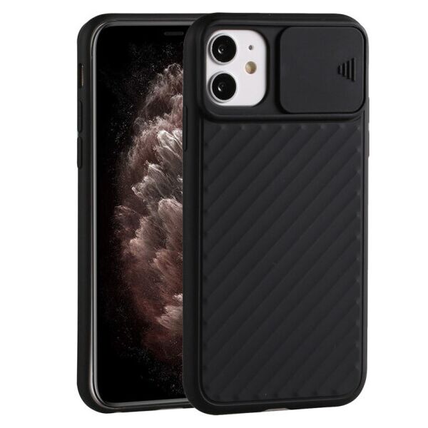 

Чехол Camshield TPU со шторкой защищающей камеру для Apple iPhone 11 (6.1") (Черный)