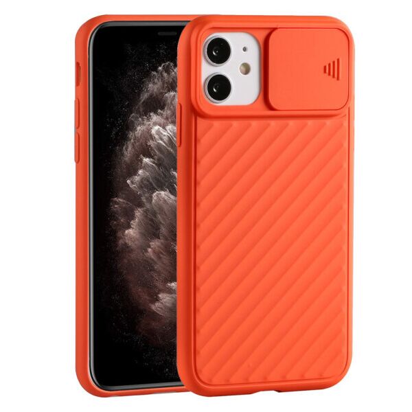 

Чехол Camshield TPU со шторкой защищающей камеру для Apple iPhone 11 (6.1") (Coral)
