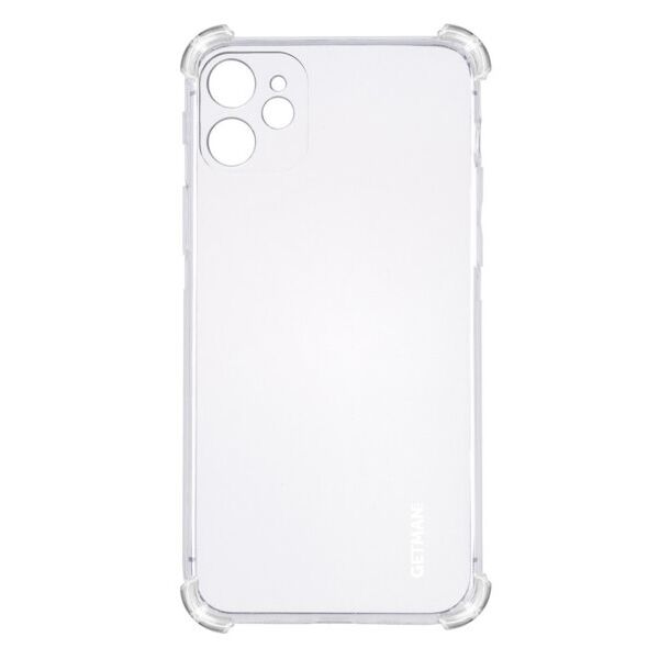 

TPU чехол GETMAN Ease logo усиленные углы для Apple iPhone 11 (6.1") (Прозрачный)