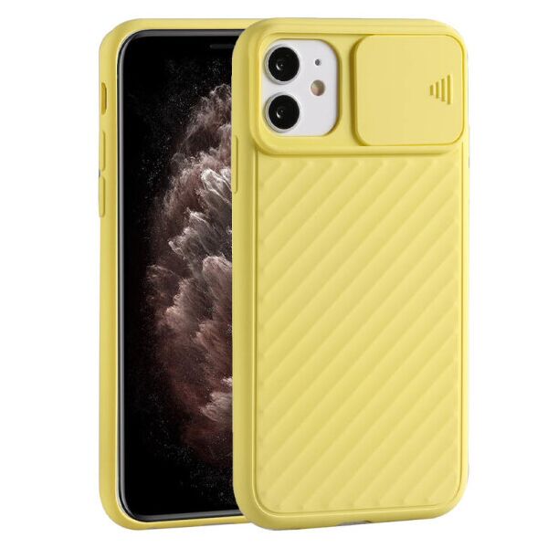 

Camshield TPU со шторкой защищающей камеру для Apple iPhone 11 (6.1") (Желтый)