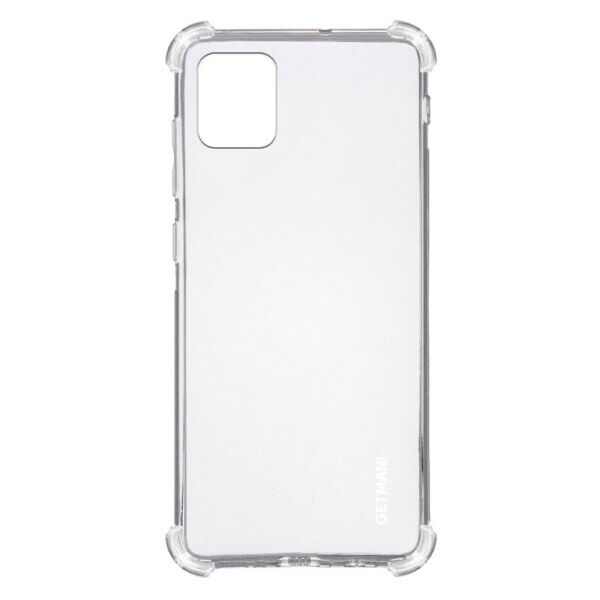 

TPU чехол GETMAN Ease logo усиленные углы для Samsung Galaxy Note 10 Lite (A81) (Прозрачный)