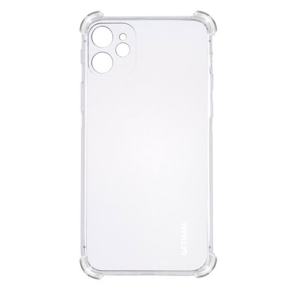 

TPU чехол GETMAN Ease logo усиленные углы для Apple iPhone 12 (6.1") (Прозрачный)