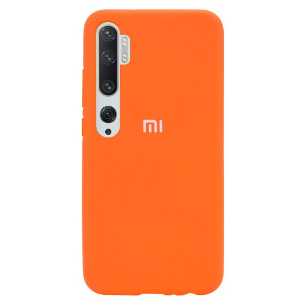 

Чехол Original Silicone Case c закрытым низом (AA) для Xiaomi Mi Note 10 / Note 10 Pro / Mi CC9 Pro (OrangeRed)