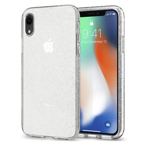 

Силиконовый чехол с блёстками Clear Shining для Apple iPhone XR (6.1") (Прозрачный)