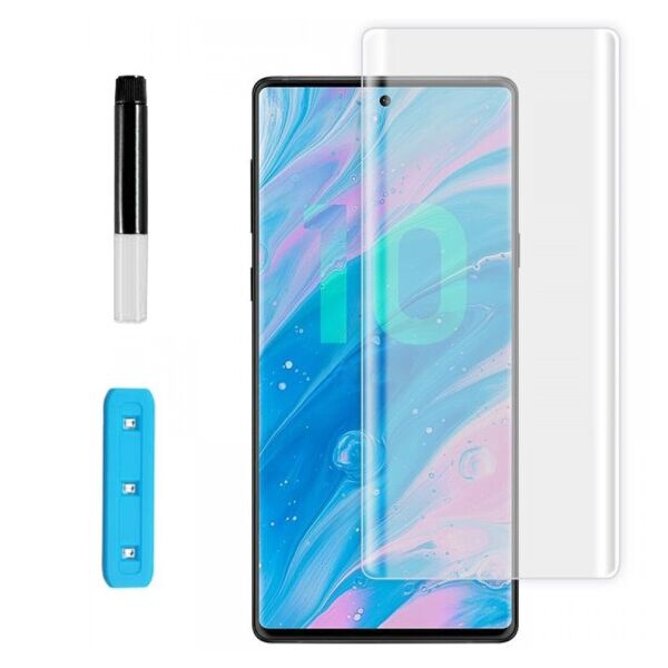 

Защитное 3D стекло Nano Optics с УФ лампой для Samsung Galaxy Note 10 Plus (Прозрачный)