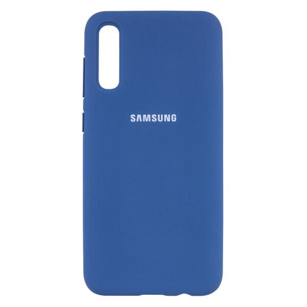 

Original Silicone Case c закрытым низом (AA) для Samsung Galaxy A50 (A505F) / A50s / A30s (Темно-синий)