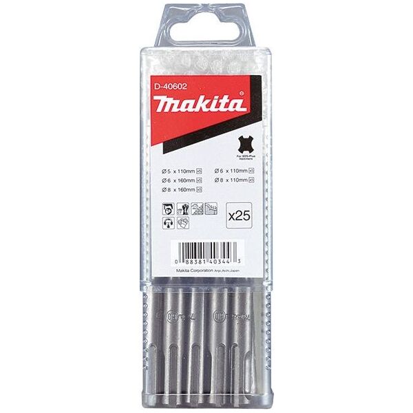 

Набор сверл Makita SDS-Plus 25 шт (D-40602)