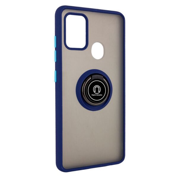 

Чехол Deen ColorEdgingRing под магнитный держатель для Samsung Galaxy A21s (Синий)