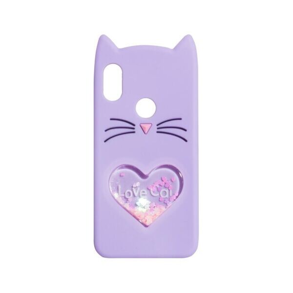 

Объемный силиконовый 3D чехол Devil Heart для Xiaomi Redmi Note 6 (MediumPurple)