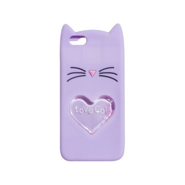 

Объемный силиконовый 3D чехол Devil Heart для Apple iPhone 6G (MediumPurple)