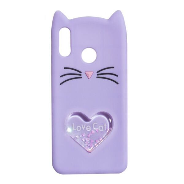 

Объемный силиконовый 3D чехол Devil Heart для Huawei P Smart Plus (MediumPurple)