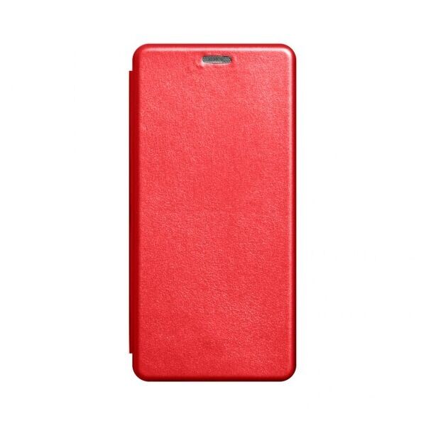 

Кожаный чехол-книжка для Realme 5 / 6i (Красный)