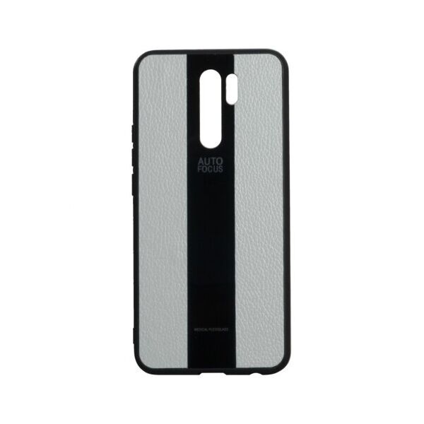

Кожаный чехол-накладка Combi Leather для Xiaomi Redmi 9 (Серый)