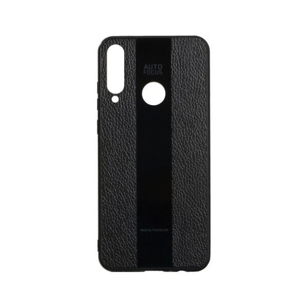 

Кожаный чехол-накладка Combi Leather для Huawei Y6P European Ver (Черный)