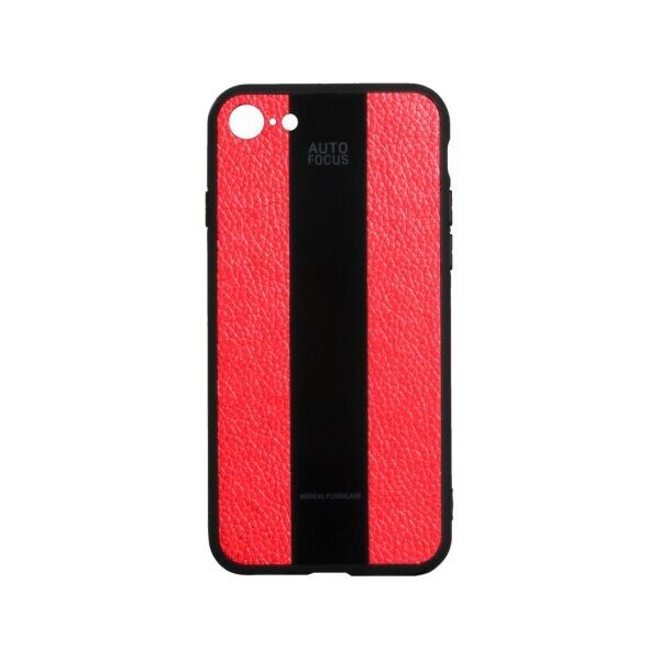 

Кожаный чехол-накладка Combi Leather для Apple iPhone 7/8/SE 2020 (Красный)