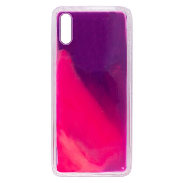 

Неоновый чехол Neon Sand glow in the dark для Xiaomi Redmi 9A (Фиолетовый / Розовый)