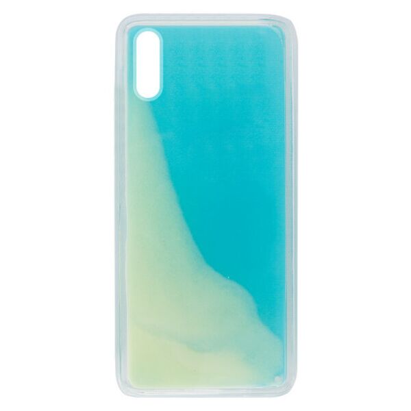 

Неоновый чехол Neon Sand glow in the dark для Xiaomi Redmi 9A (Голубой)