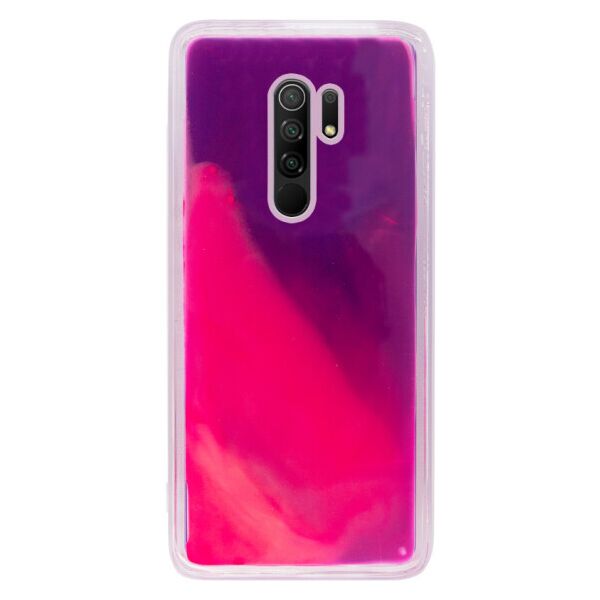 

Неоновый чехол Neon Sand glow in the dark для Xiaomi Redmi 9 (Фиолетовый / Розовый)