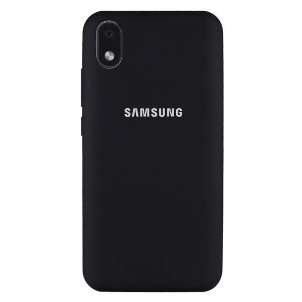 

Чехол Original Silicone Case c закрытым низом (AA) для Samsung Galaxy M01 Core / A01 Core (Черный)