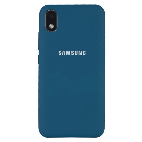 

Чехол Original Silicone Case c закрытым низом (AA) для Samsung Galaxy M01 Core / A01 Core (SteelBlue)