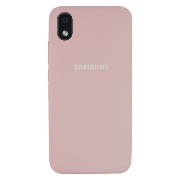 

Чехол Original Silicone Case c закрытым низом (AA) для Samsung Galaxy M01 Core / A01 Core (RosyBrown)
