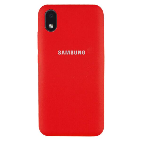 

Чехол Original Silicone Case c закрытым низом (AA) для Samsung Galaxy M01 Core / A01 Core (Красный)