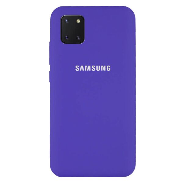 

Чехол Original Silicone Case c закрытым низом (AA) для Samsung Galaxy Note 10 Lite (A81) (SlateBlue)