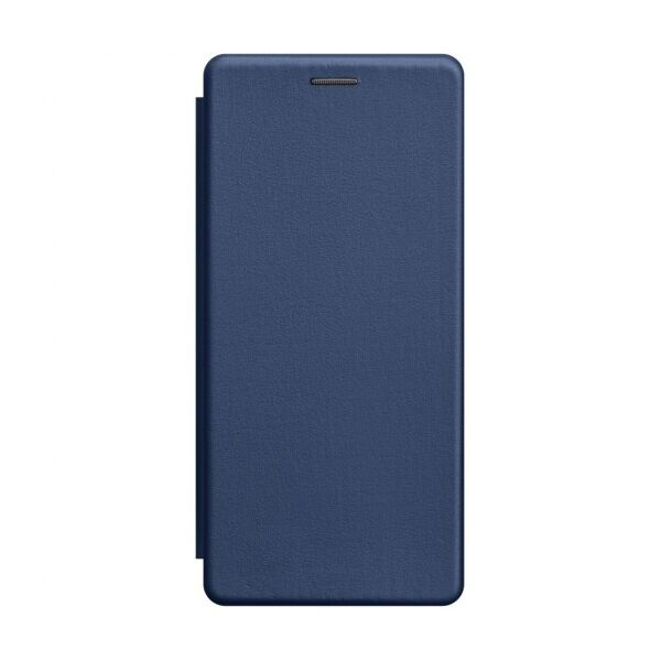 

Кожаный чехол-книжка для Xiaomi Mi 10 Lite (Синий)