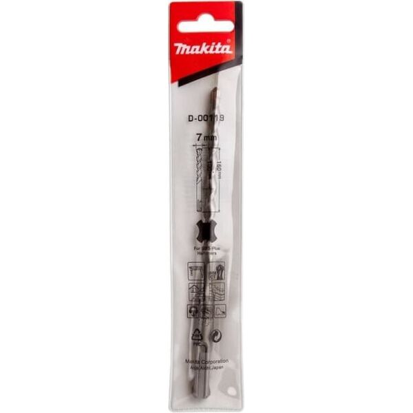 

Сверло SDS-Plus Standard 7x160 мм Makita (D-00119)
